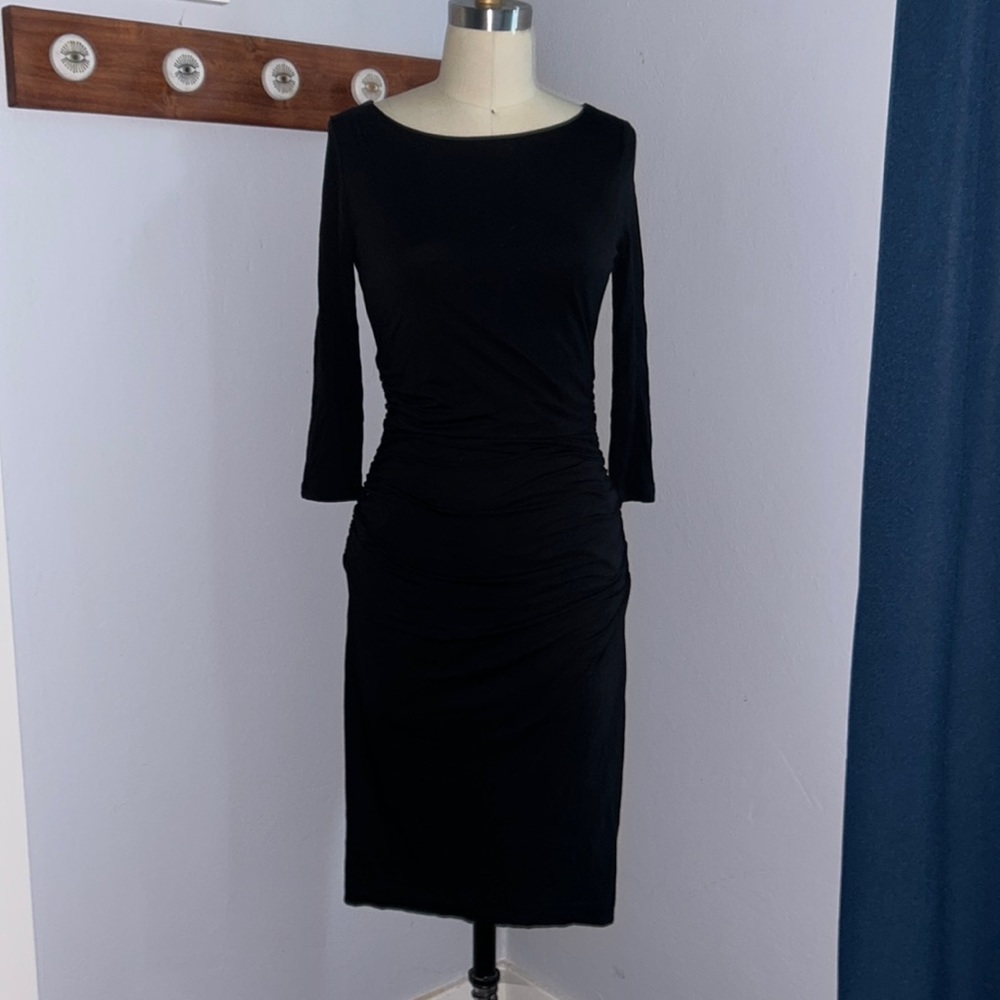 Boden Black Midi Dress
